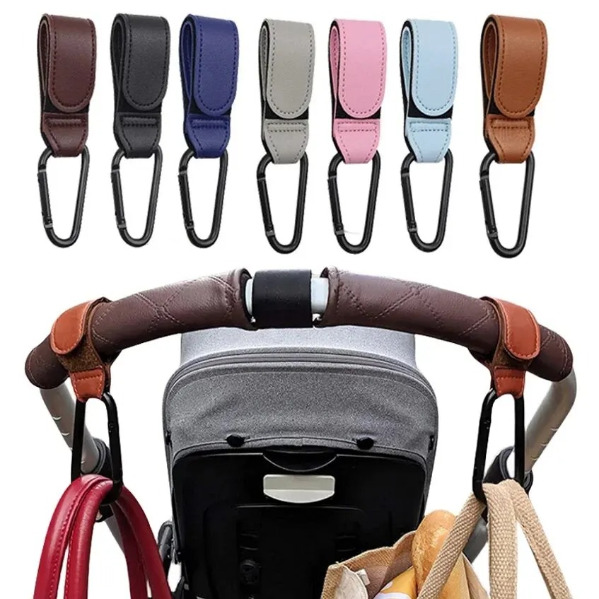 2Pcs Leather Cart Hooks Baby S - Backpack Diaper Bag review and price